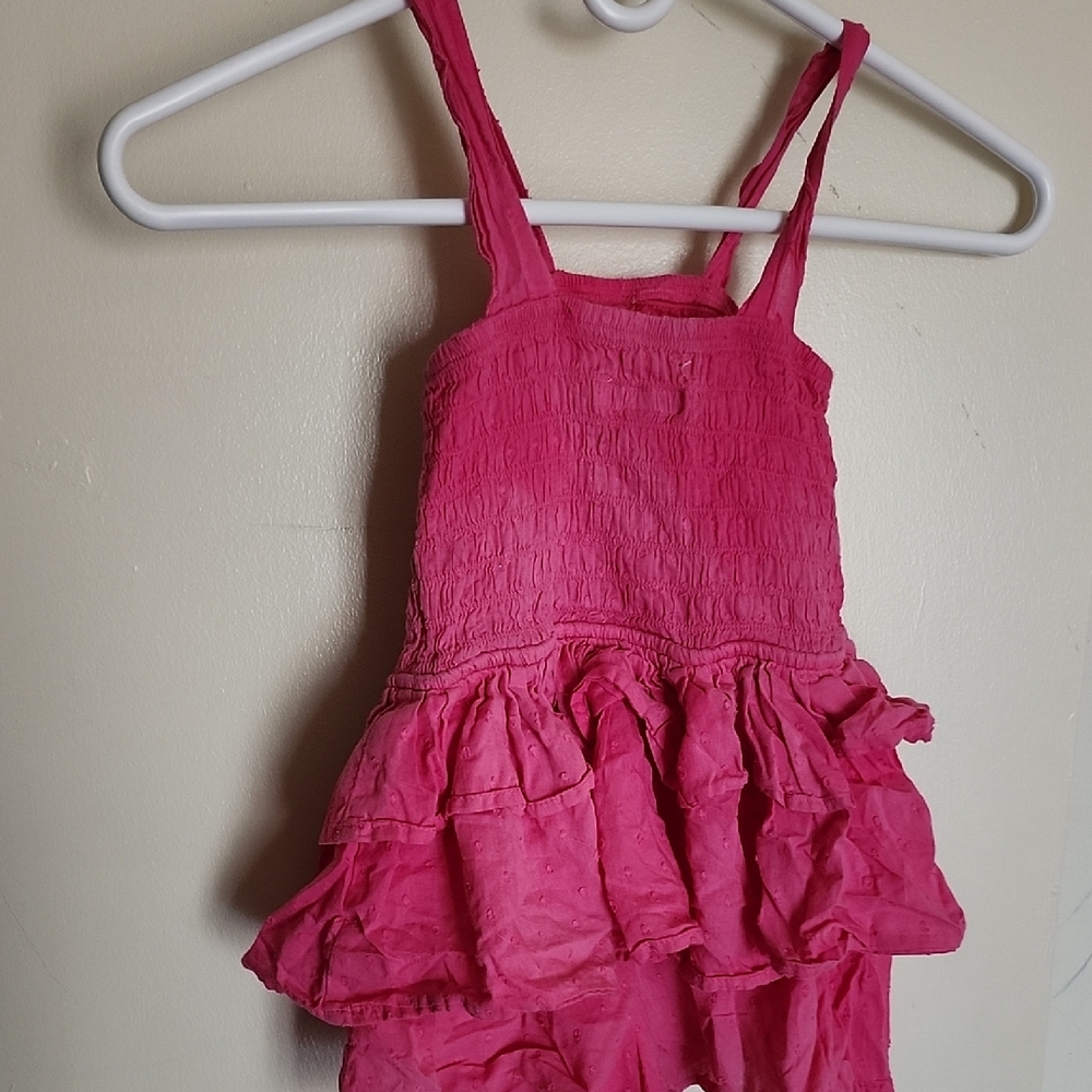 BCBGirls Pink Ruffled Casual Dress